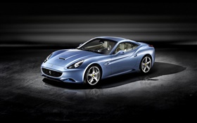 Ferrari California 2008 blue supercar HD wallpaper