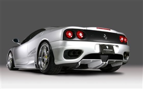 Ferrari F430 supercar back view