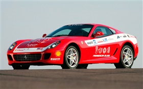 Ferrari race car close-up HD wallpaper