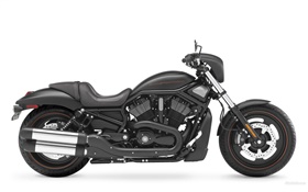 Harley-Davidson black motorcycle