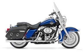 Harley-Davidson motorcycle, blue and black