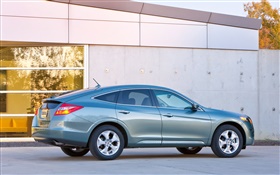 Honda Accord light blue car side view HD wallpaper