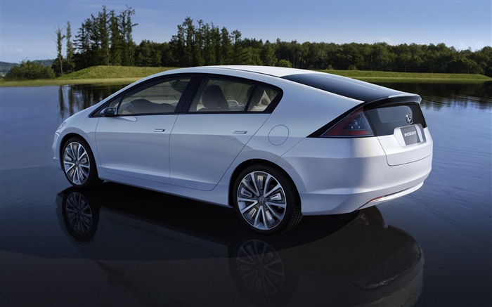 Honda white car side view Wallpapers Pictures Photos Images