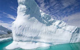 Iceberg, sea HD wallpaper