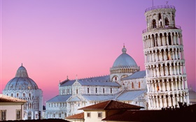 Leaning Tower of Pisa, Italy HD wallpaper