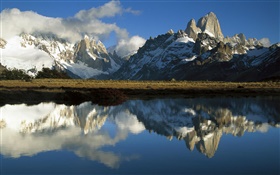Los Glaciares National Park, Patagonia, Argentina, mountains, lake
