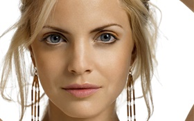 Lovely blonde girl face