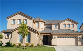 Luxury villas HD wallpaper