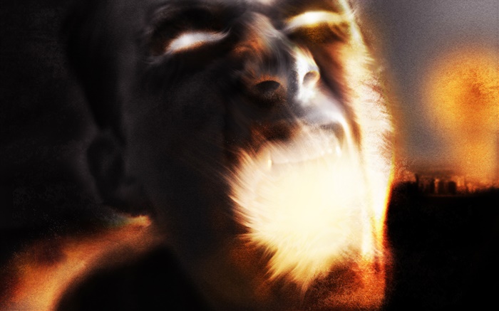Man, mouth, power, creative pictures Wallpapers Pictures Photos Images