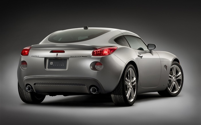 Pontiac silver car rear view Wallpapers Pictures Photos Images