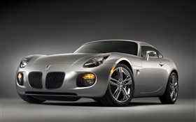 Pontiac silver supercar front view HD wallpaper