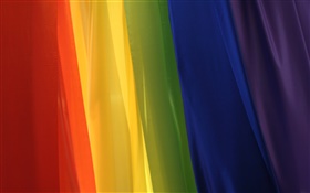 Rainbow cloth, abstract pictures HD wallpaper
