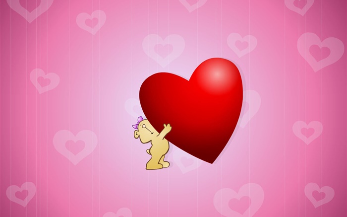 Red love hearts, art pictures Wallpapers Pictures Photos Images