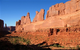 Red rocks, Arches National Park, United States HD wallpaper