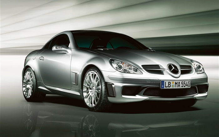 Silver Mercedes-Benz sedan Wallpapers Pictures Photos Images