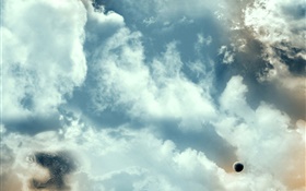 Sky, clouds, planet HD wallpaper