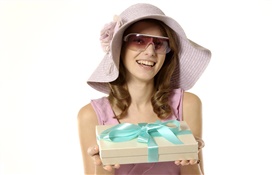 Smile girl, gift