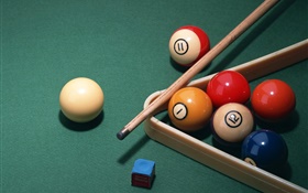 Snooker balls and table surface HD wallpaper