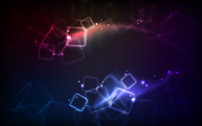 Square block, blue and red, abstract design Wallpapers Pictures Photos Images