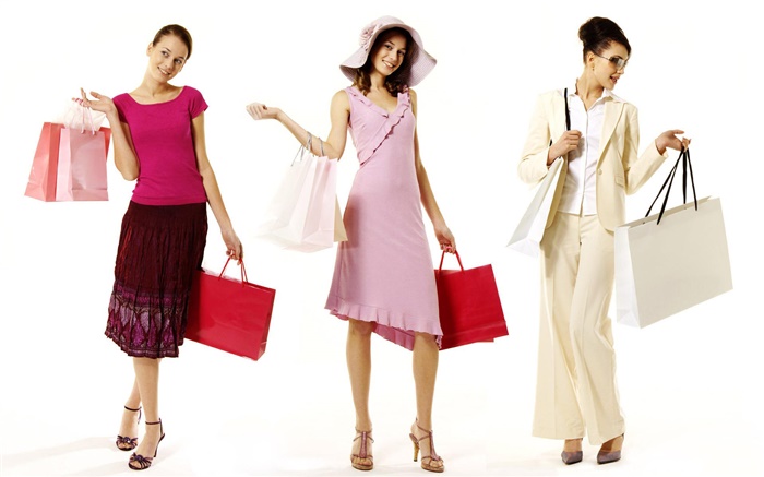 Three shopping girls Wallpapers Pictures Photos Images