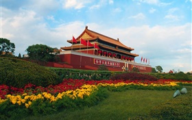 Tiananmen Square, Beijing, China HD wallpaper