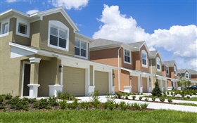 Townhouse HD wallpaper