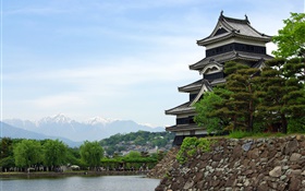 Travel to Tokyo, Japan, park, lake, temple HD wallpaper