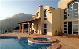 Villa under the sun HD wallpaper