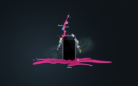 iPhone, creative design HD wallpaper