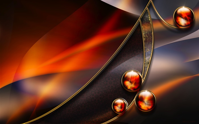 Abstract shape, color, balls Wallpapers Pictures Photos Images