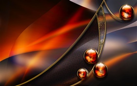 Abstract shape, color, balls HD wallpaper