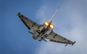 Aircraft, weapons, bottom view HD wallpaper