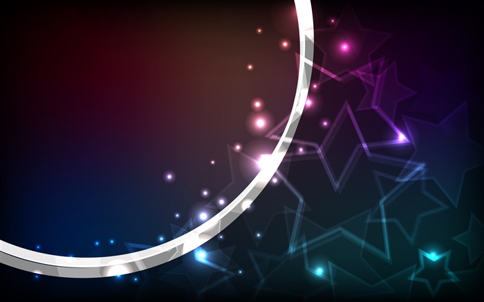 Five-pointed star, circle, abstract design Wallpapers Pictures Photos Images
