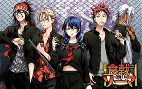 Food wars, Japanese anime HD wallpaper