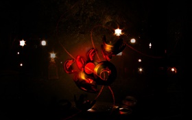 Gas mask, 3D creative design HD wallpaper