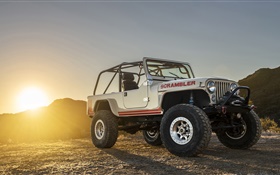 Jeep CJ-8 Scrambler SUV front view