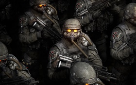 Killzone, soldier look up HD wallpaper