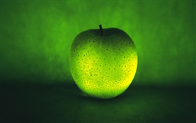 Light fruit, green apple HD wallpaper