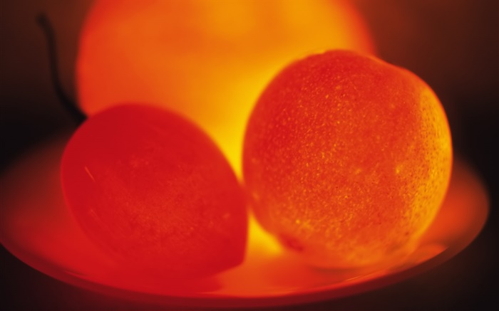 Light fruit, orange, apple, muskmelon Wallpapers Pictures Photos Images