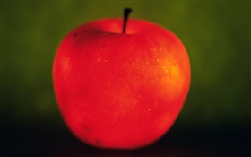 Light fruit, red apple HD wallpaper