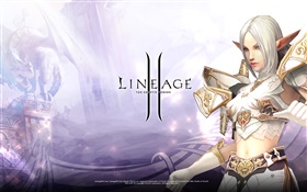 Lineage 2, beautiful elf girl