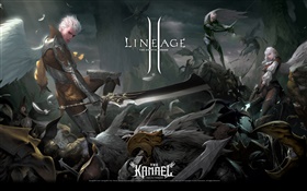 Lineage 2, dark wars HD wallpaper