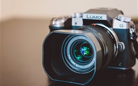 Lumix camera close-up, lens HD wallpaper