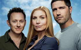 Michael Emerson, Elizabeth Mitchell, Matthew Fox, Lost HD wallpaper