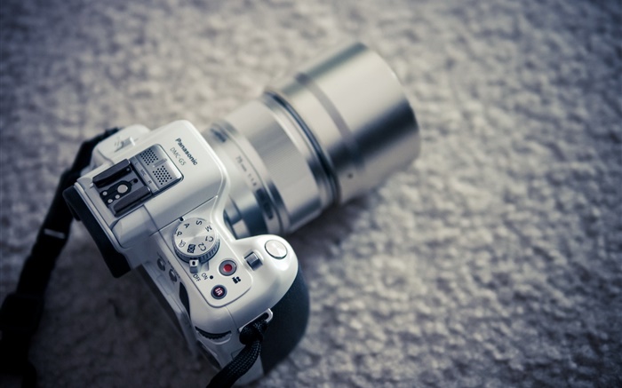 Panasonic white digital camera Wallpapers Pictures Photos Images