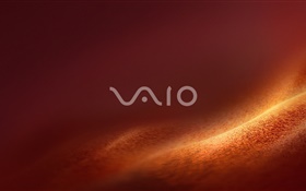 Sony Vaio logo, desert background