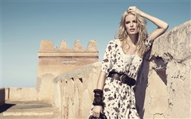 Summer, blonde girl