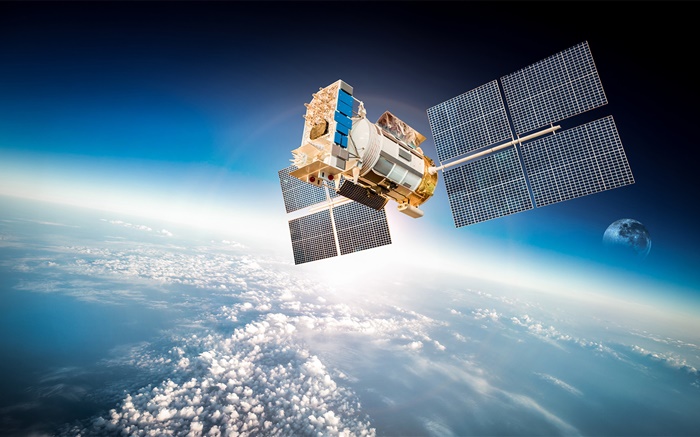 Artificial satellite, planet earth orbit, space Wallpapers Pictures Photos Images