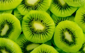 Fruit slice, kiwi HD wallpaper