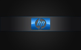 HP blue logo HD wallpaper